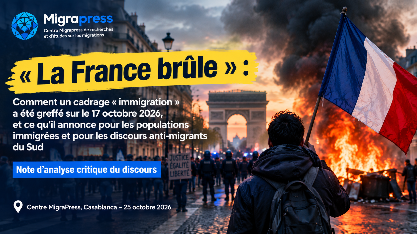la france brûle note d’analyse мигratyn