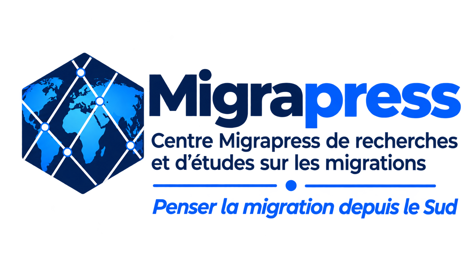 logo migrapress et réseau mondial